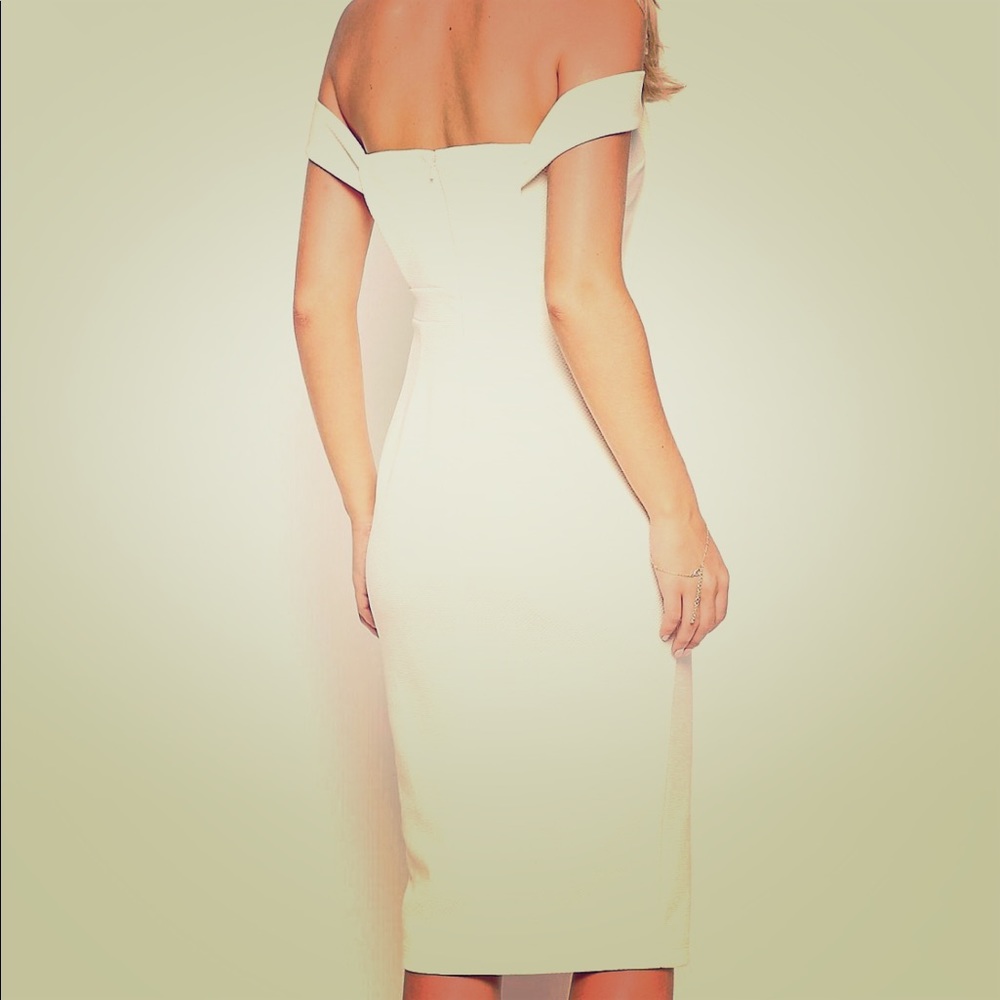ASOS - Off the shoulder midi dress
